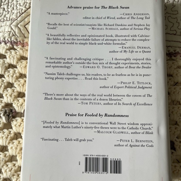 The Black Swan: The Impact of the Highly improbable by Nassim Nicholas Tale BOOK - Picture 3 of 5
